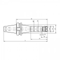 Bild 2 von Spannfutter für Spannzangen ER/ESX 16 mit Innengewinde JIS-AD